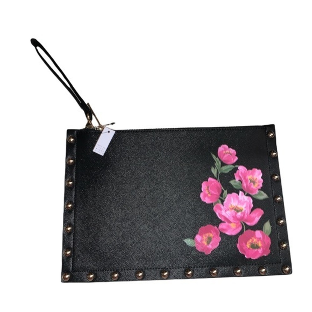 NWT WHBM studded floral wristlet